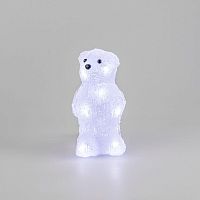 Фигура светодиодная акриловая "Медвежонок" 12х22х13см 10LED бел. 0.5Вт 4.5В IP20 элементы питания 3хAAA (не в компл.) Neon-Night 513-311