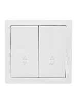 Выключатель проходной 2-кл. ОП LETO бел. LEZARD 752-0200-106