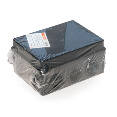 Коробка распределительная ОП 150х110х70мм безгалоген. (HF) черн. Промрукав 40-0310-9005 фото 3 Коробка распределительная ОП 150х110х70мм безгалоген. (HF) черн. Промрукав 40-0310-9005 фото 3