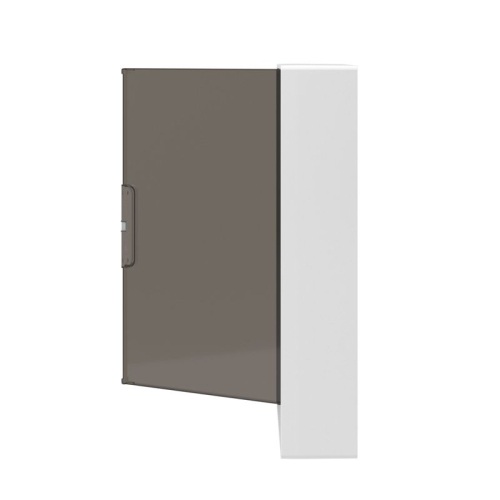 Щиток настенный 36мод. IP41 с тонированной дверцей с шинами PEN 2шт 8 отверст.+2шт 10 отверст. бел. DKC F36W1WD фото 4