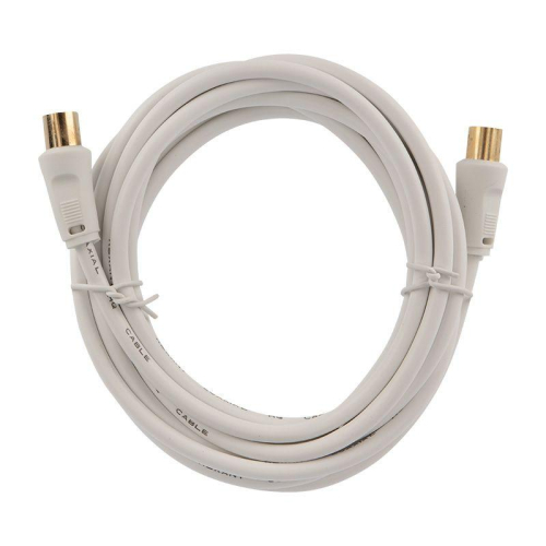 Шнур TV Plug - TV Jack 3м бел. Rexant 18-0004 фото 3