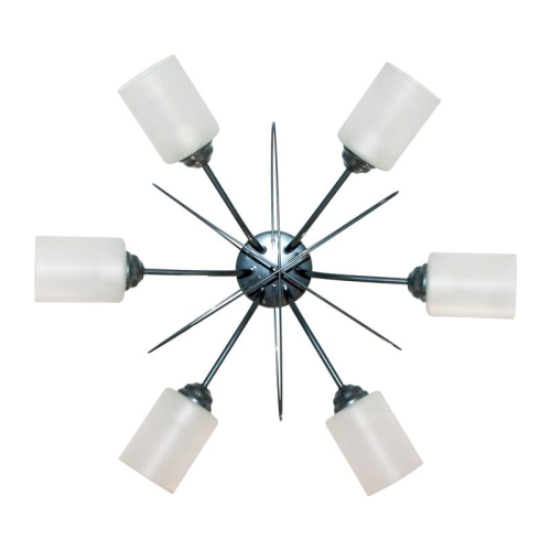 Светильник "Орбиталь" 161 хром (плафон 8461) НСБ 01-6х60-106 Е27 ИУ Элетех 1005404584 фото 2