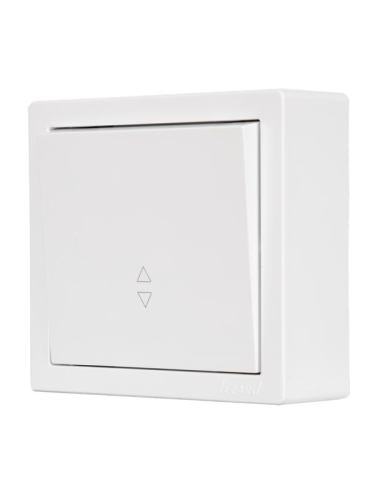 Выключатель проходной 1-кл. ОП LETO бел. LEZARD 752-0200-105 фото 4