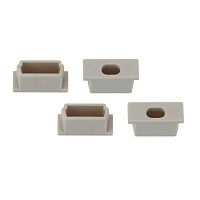 Набор заглушек 1506-3B для профиля CAB262 4 сквозн. (500/24000) Эра Б0039439