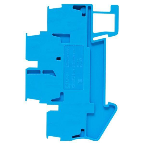 Колодка клеммная ST-2.5 26А пружинная двойн. син. EKF plc-jxb-st-2.5-4-2-blue фото 7