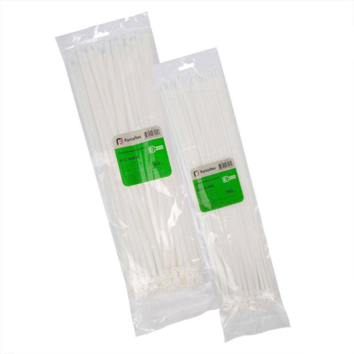 Хомут нейлоновый КСС 3х250 бел. (уп.100шт) Fortisflex 89893 фото 5 Хомут нейлоновый КСС 3х250 бел. (уп.100шт) Fortisflex 89893 фото 5