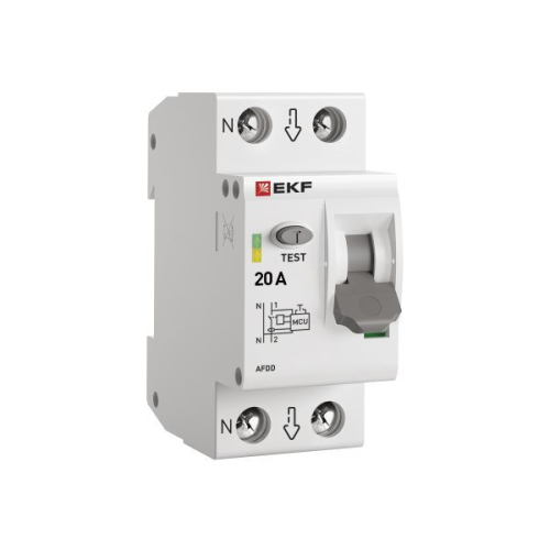 Устройство защиты от дугового пробоя (УЗДП) 1P+N 20А PROxima EKF afdd-2-20-pro Устройство защиты от дугового пробоя (УЗДП) 1P+N 20А PROxima EKF afdd-2-20-pro