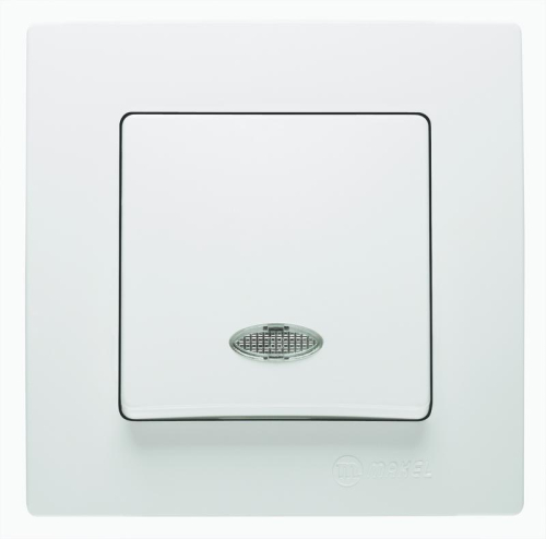 Выключатель 1-кл. Lillium с подсветкой Makel 32001021