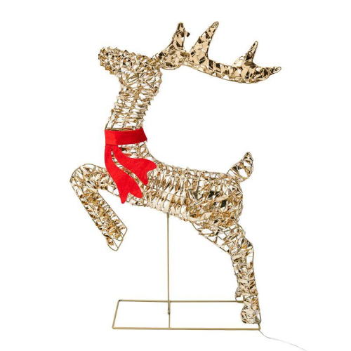 Фигура светодиодная "Бегущий олень" 88см тепл. бел. IP44 питание от трансформатора Neon-Night 501-375 фото 7