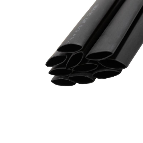 Трубка термоусадочная двустенная клеевая 12.7/6.35 (2:1) черн. 1м (уп.10шт) Rexant 26-2105 фото 5