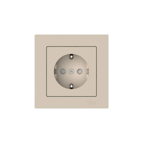 Розетка AtlasDesign 16А с заземл. защ. шторки быстрозажим. клем. в сборе песочн. SE ATN001244S фото 5 Розетка AtlasDesign 16А с заземл. защ. шторки быстрозажим. клем. в сборе песочн. SE ATN001244S фото 5