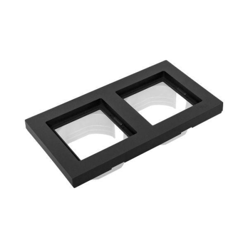 Рамка 2-м Эпика IP44 пластик черн. EKF UP1-FPB-02-44 фото 6