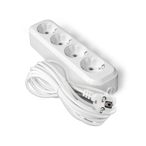 Удлинитель 4х7м с заземл. IP20 Е-304А ПВС 3х1.5 Universal 1732 Удлинитель 4х7м с заземл. IP20 Е-304А ПВС 3х1.5 Universal 1732