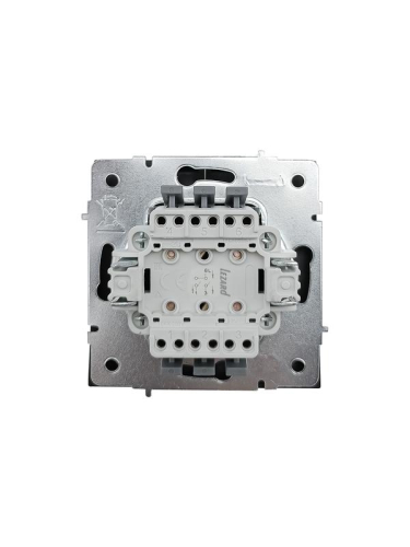 Выключатель 2-кл СП ZIMA IP20 10А безвинт. зажим черн. бархат LEZARD 704-4288-101QC фото 6