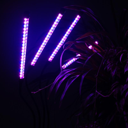 Светильник светодиодный "КРИСТАЛЛ" CTL2-USB-bl Agro 4х10Вт IP40 для растений спектр 4 плафона на прищепке пульт на шнуре красн./син. ФАZА 5068810 фото 17