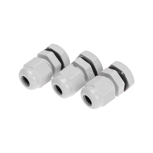 Ввод кабельный PG-7 (3.5-6мм) сер. комплект (уп.3шт) Rexant 07-8007-A3 фото 2 Ввод кабельный PG-7 (3.5-6мм) сер. комплект (уп.3шт) Rexant 07-8007-A3 фото 2