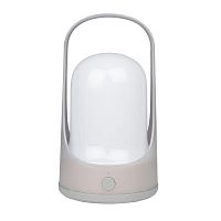 Фонарь светодиодный аккумуляторный кемпинговый Accu5-L60-gy 60SMDх0.5Вт 220/350/650лм 8000-9000К IP20 (Li-ion аккумулятор 3.7В 18650 3600мА.ч) диммер сер. JazzWay 5058323