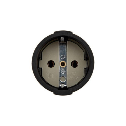 Розетка разборная Евро 16А с заземл. черн. Rexant 11-8529 фото 2 Розетка разборная Евро 16А с заземл. черн. Rexant 11-8529 фото 2