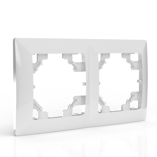 Рамка 2-м AVA бел. TOKOV ELECTRIC TKL-AV-RM2-C01 фото 4