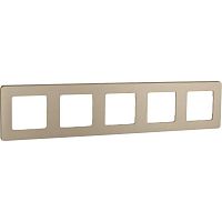 Рамка 5-м Inspiria шампань IEK 673978