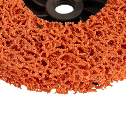 Круг зачистной CERAMIC 125хМ14 быстрая уст. адаптер коралл Kranz KR-90-0030-1 фото 3