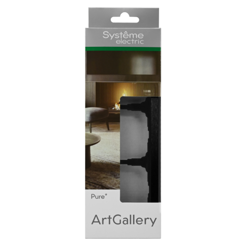 Рамка 3-м ArtGallery Pure метал. оникс SE GAL312303 фото 3 Рамка 3-м ArtGallery Pure метал. оникс SE GAL312303 фото 3