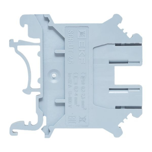 Колодка клеммная винтовая 2.5кв.мм UT сер. EKF scr-ut-2.5-g фото 5 Колодка клеммная винтовая 2.5кв.мм UT сер. EKF scr-ut-2.5-g фото 5