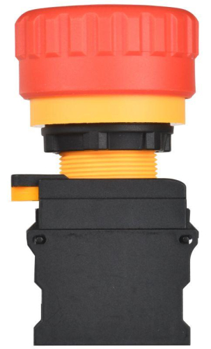 Кнопка "Грибок" 1НО+1НЗ MASTER поворотн. с фиксацией красн. IEK MI-BG60-11ZS-3-23-K04 фото 2 Кнопка "Грибок" 1НО+1НЗ MASTER поворотн. с фиксацией красн. IEK MI-BG60-11ZS-3-23-K04 фото 2