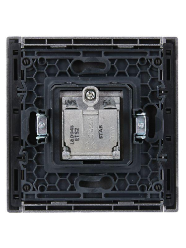 Розетка 2-м TV+SAT FORTE&PIANO FP538 сталь IEK FP-AF20-O-K46 фото 5