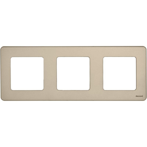 Рамка 3-м Inspiria шампань IEK 673958 фото 2 Рамка 3-м Inspiria шампань IEK 673958 фото 2