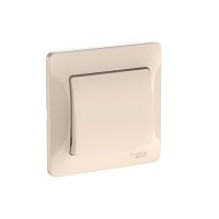 Выключатель 1-кл. Glossa (сх. 1) 10AX быстрозажим. клем. в сборе беж. SE GSL000212S