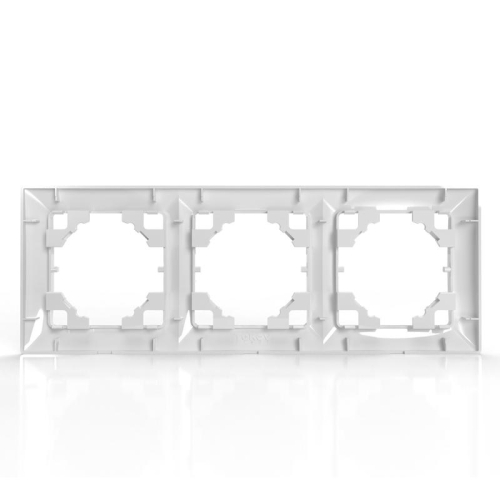Рамка 3-м AVA бел. TOKOV ELECTRIC TKL-AV-RM3-C01 фото 3