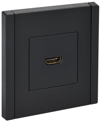 Розетка HDMI FORTE&PIANO FP140 черн. IEK FP-H10-K02