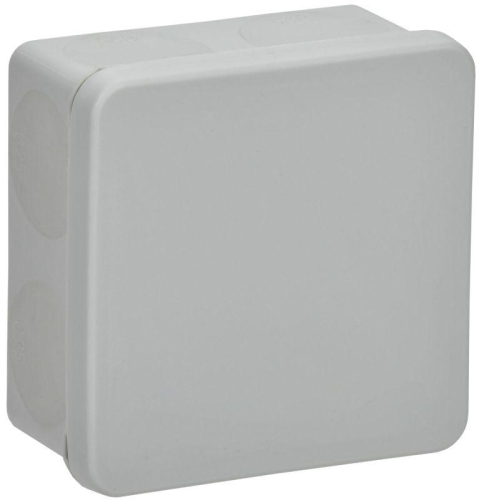 Коробка распаячная ОП КМ42435 80х80х40мм IP67 8 вводов сер. IEK UKO21-080-080-040-K41-66 Коробка распаячная ОП КМ42435 80х80х40мм IP67 8 вводов сер. IEK UKO21-080-080-040-K41-66