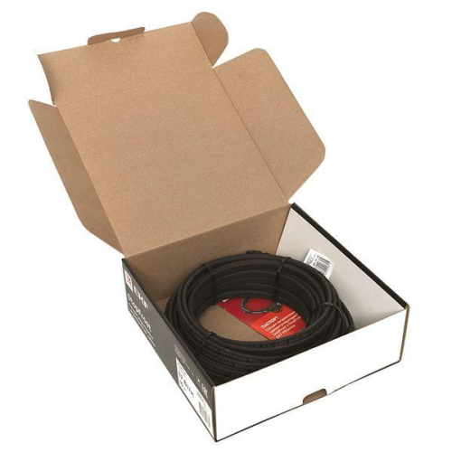 Кабель нагревательный саморег. 17Вт/м для обогрева трубопроводов StopFrost 25м EKF SF-17-25 фото 4