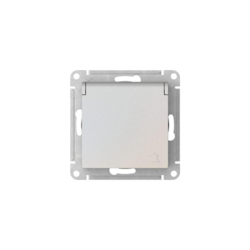 Розетка AtlasDesign 16А IP20 с заземл. защ. шторки с крышкой быстрозажим. клем. механизм жемчуж. SE ATN000446S фото 7