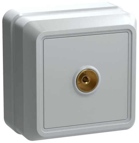 Розетка телевизионная TV 1-м ОП Октава РТВ20-ОБ IP20 бел. GENERICA EAO10-K01-DC Розетка телевизионная TV 1-м ОП Октава РТВ20-ОБ IP20 бел. GENERICA EAO10-K01-DC