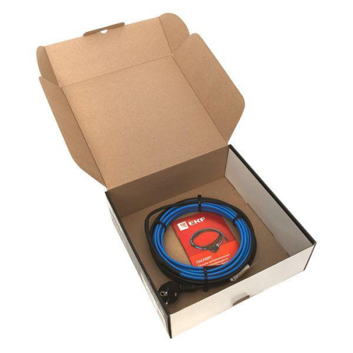 Кабель нагревательный саморег. 15Вт/м для обогрева трубопроводов StopFrost Inside 20м EKF SFI-15-20 фото 2