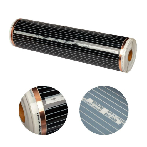 Комплект "Теплый пол" (пленка) рулон RXM 310 220Вт/кв.м шир. 100см толщ. 0.338мм (уп.100м) Rexant 51-0509-5 фото 2