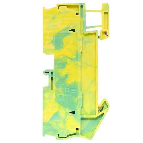 Колодка клеммная ST-2.5 4 вывода земля пружинная EKF plc-jxb-st-2.5-4-pen фото 7