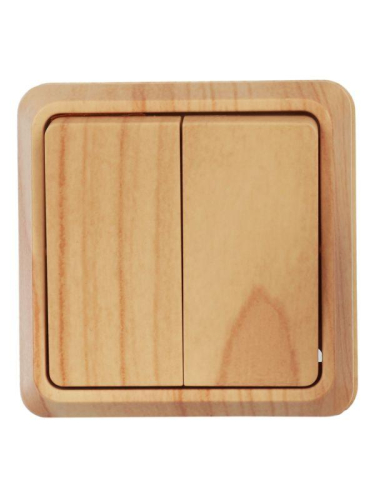 Выключатель 2-кл. ОП Октава 10А IP20 ВС20-2-0-ОС сосна GENERICA EVO20-K03-10-DC фото 5 Выключатель 2-кл. ОП Октава 10А IP20 ВС20-2-0-ОС сосна GENERICA EVO20-K03-10-DC фото 5