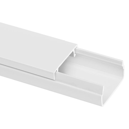 Кабель-канал 20х10 L2000 пластик бел. TOKOV ELECTRIC TKE-KK-20-10-2000-WH фото 2