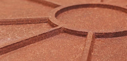 Плита для закрытия кабеля ПЗК "ОСТОРОЖНО КАБЕЛЬ" 480х480х16 Synergy 00-00000060 фото 3