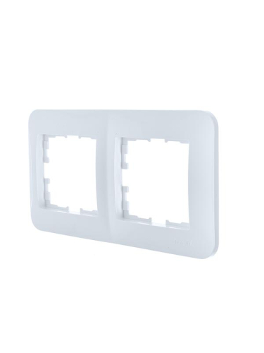 Рамка 2-м ASTI горизонт. бел. LEZARD 7081-0200-147 фото 3