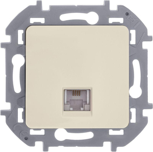 Розетка телефонная Inspiria RJ11 механизм сл. кость IEK 673821 фото 5