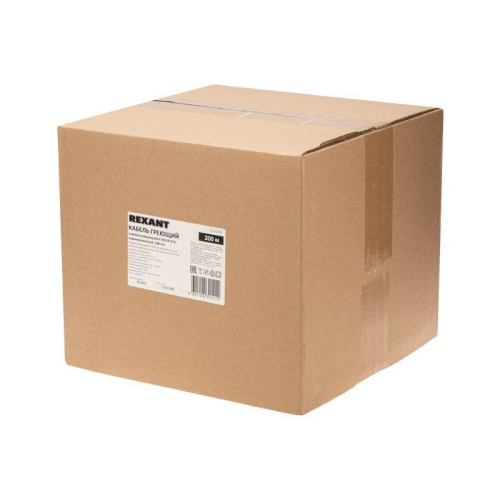 Кабель греющий (нагрев.) саморег. SRL24-2CR экранированный 24Вт/м 0.9кв.мм/70м 200м Rexant 51-0278 фото 3