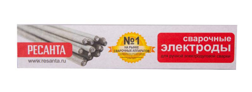 Электрод для ручной дуговой сварки МР-3 Ф2.0 (1кг) Ресанта 71/6/48 Электрод для ручной дуговой сварки МР-3 Ф2.0 (1кг) Ресанта 71/6/48