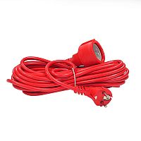 Удлинитель-шнур 1х10м с заземл. 10А IP20 2.2кВт ПВС 3х1 DOMTOK 2492 Удлинитель-шнур 1х10м с заземл. 10А IP20 2.2кВт ПВС 3х1 DOMTOK 2492