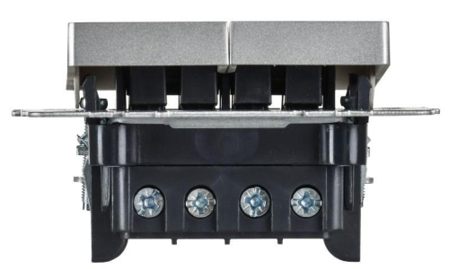 Выключатель перекрестный 2-кл. СП BRITE ВС10-2-3-БрА 10А механизм алюм. IEK BR-V23-0-10-K47 фото 4