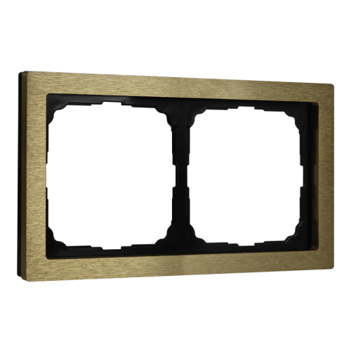 Рамка 2-м ArtGallery Pure метал. латунь SE GAL312202 фото 3